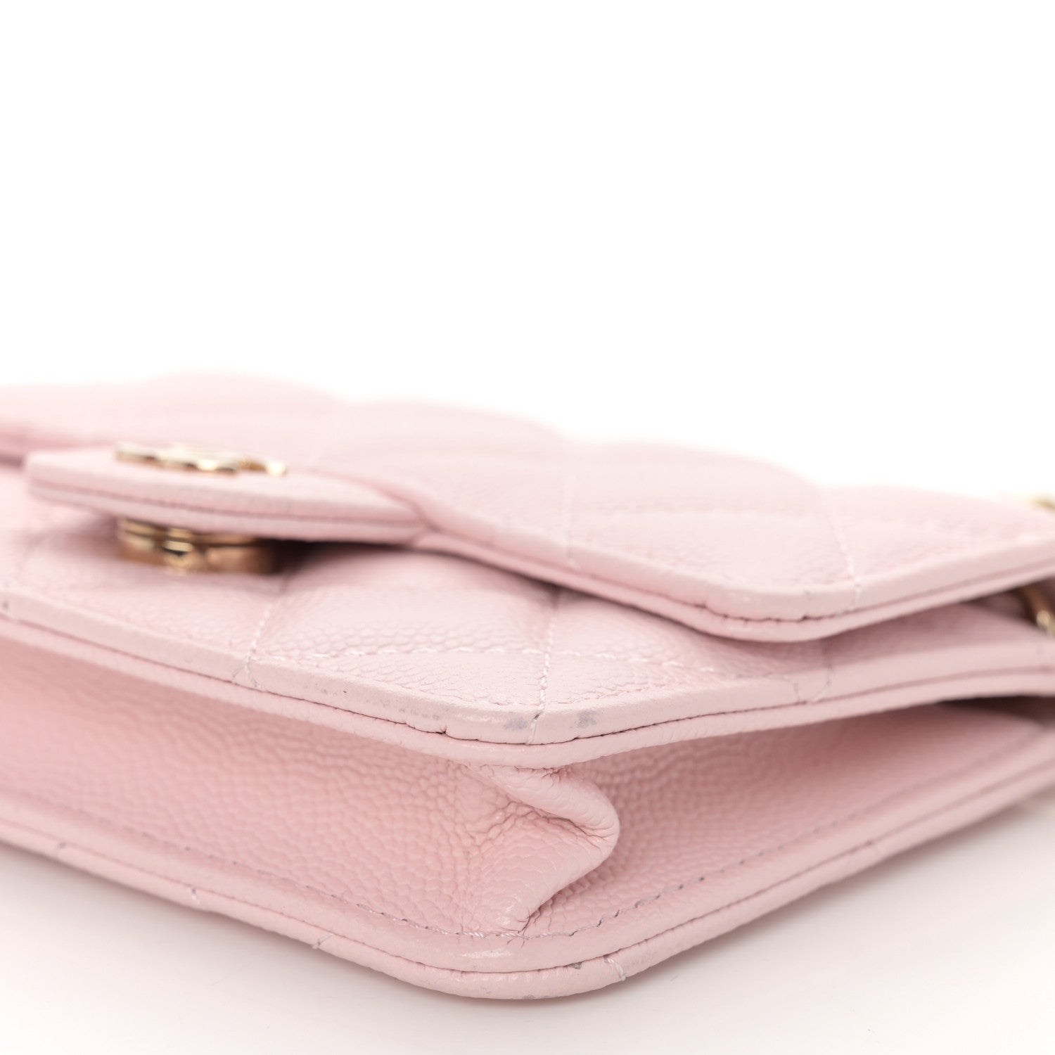 Chanel Caviar Quilted Mini Chain Bag Pink 11 of 12