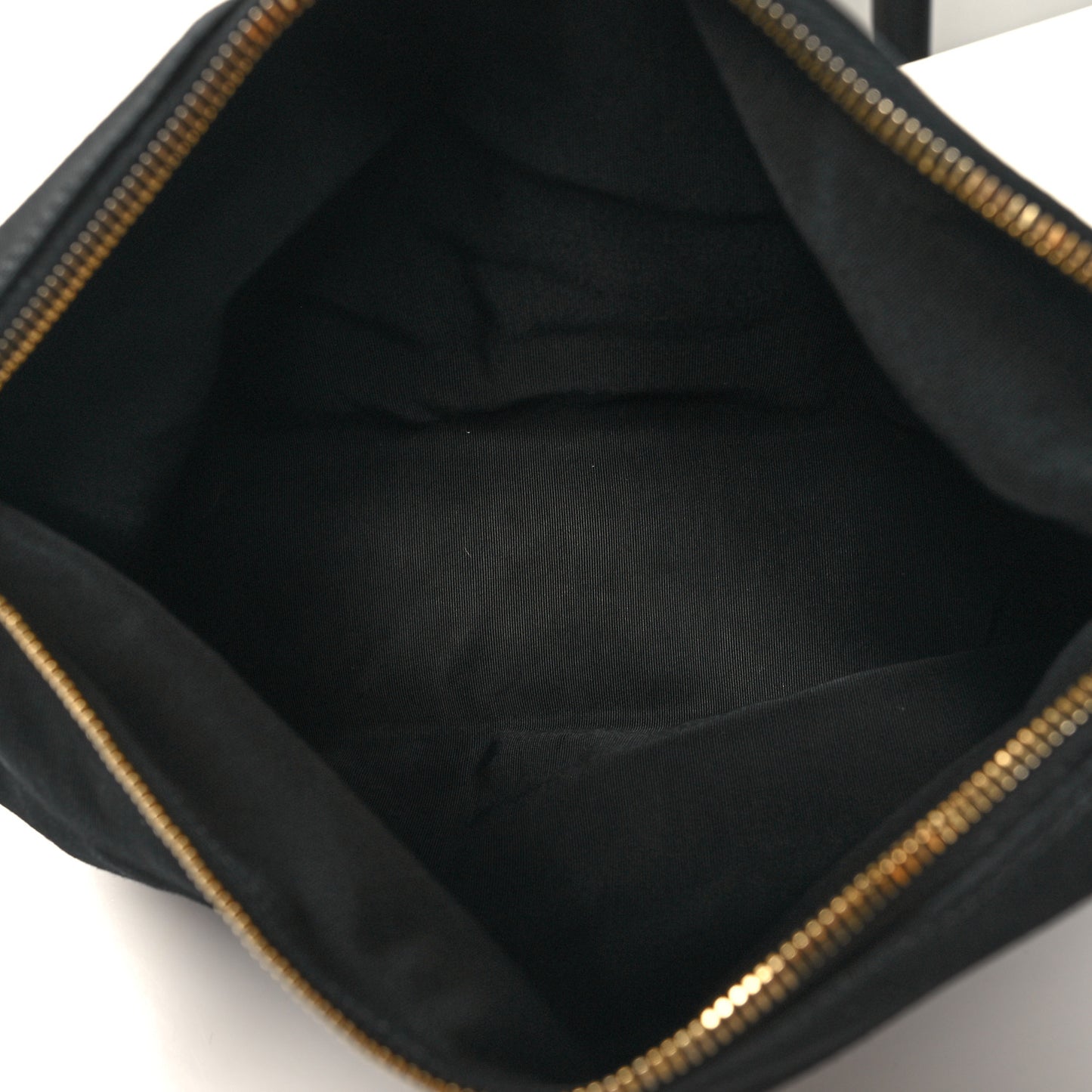 Calfskin Cerf Executive Shopper Tote Black