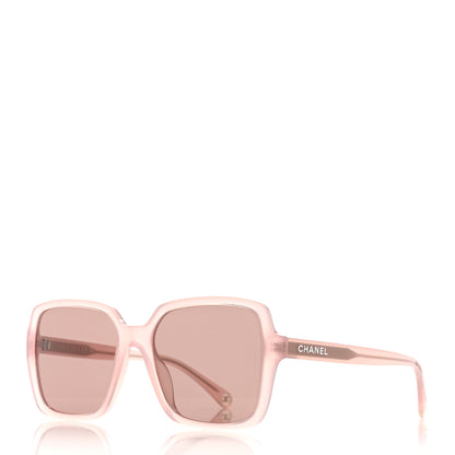 Chanel Acetate Square Sunglasses 5505 Light Pink 1 of 8
