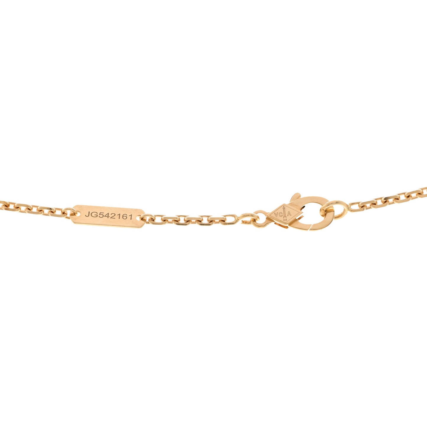 18K Yellow Gold Carnelian Magic Alhambra Long Necklace