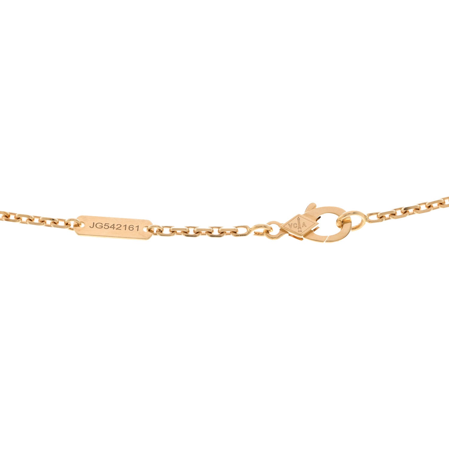 Van Cleef & Arpels 18K Yellow Gold Carnelian Magic Alhambra Long Necklace 4 of 6