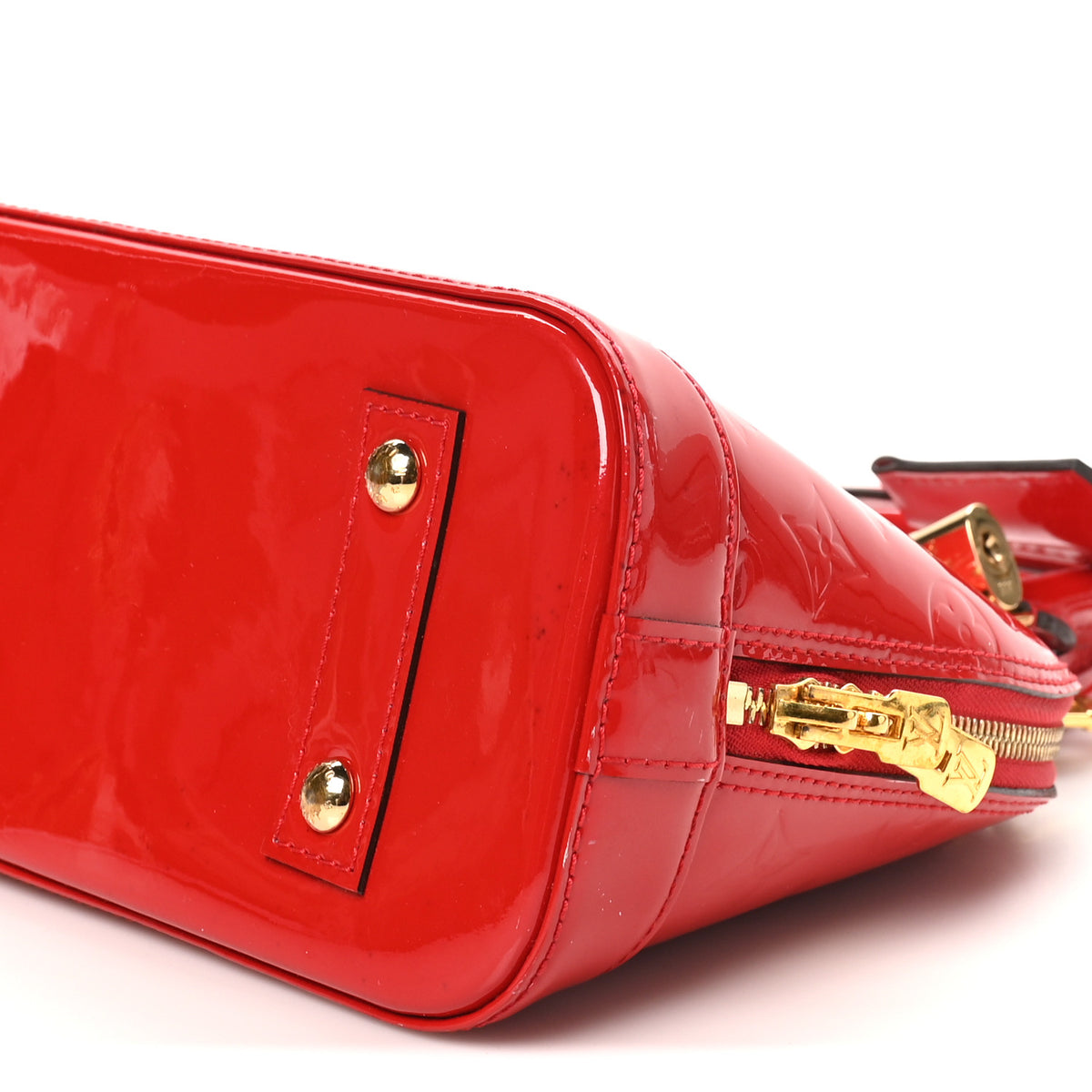 Louis Vuitton Vernis Alma BB Pomme D'Amour 9 of 9