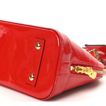 Louis Vuitton Vernis Alma BB Pomme D'Amour 9 of 9