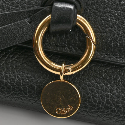 Chloe Calfskin Alphabet Tri-Fold Black 9 of 10