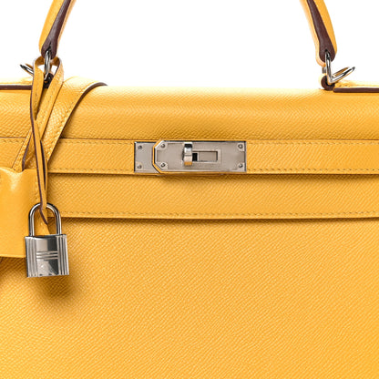 Hermes Epsom Kelly Sellier 28 Jaune Ambre 8 of 10