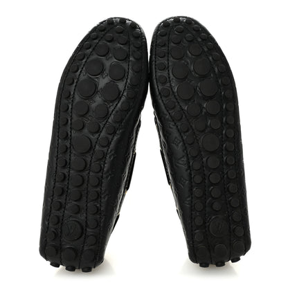 Louis Vuitton Empreinte Monogram Gloria Flat Loafers 40 Black 6 of 10