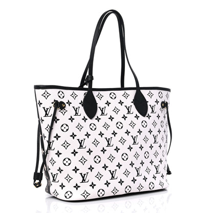 Louis Vuitton Empreinte Spring In The City Neverfull MM Black White Pink 4 of 9