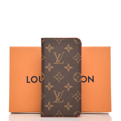 Louis Vuitton Monogram iPhone 7/8 Plus Folio Case Red 8 of 8