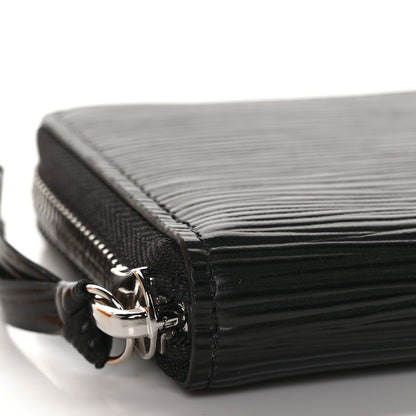 Louis Vuitton Epi Clemence Wallet Black 7 of 9