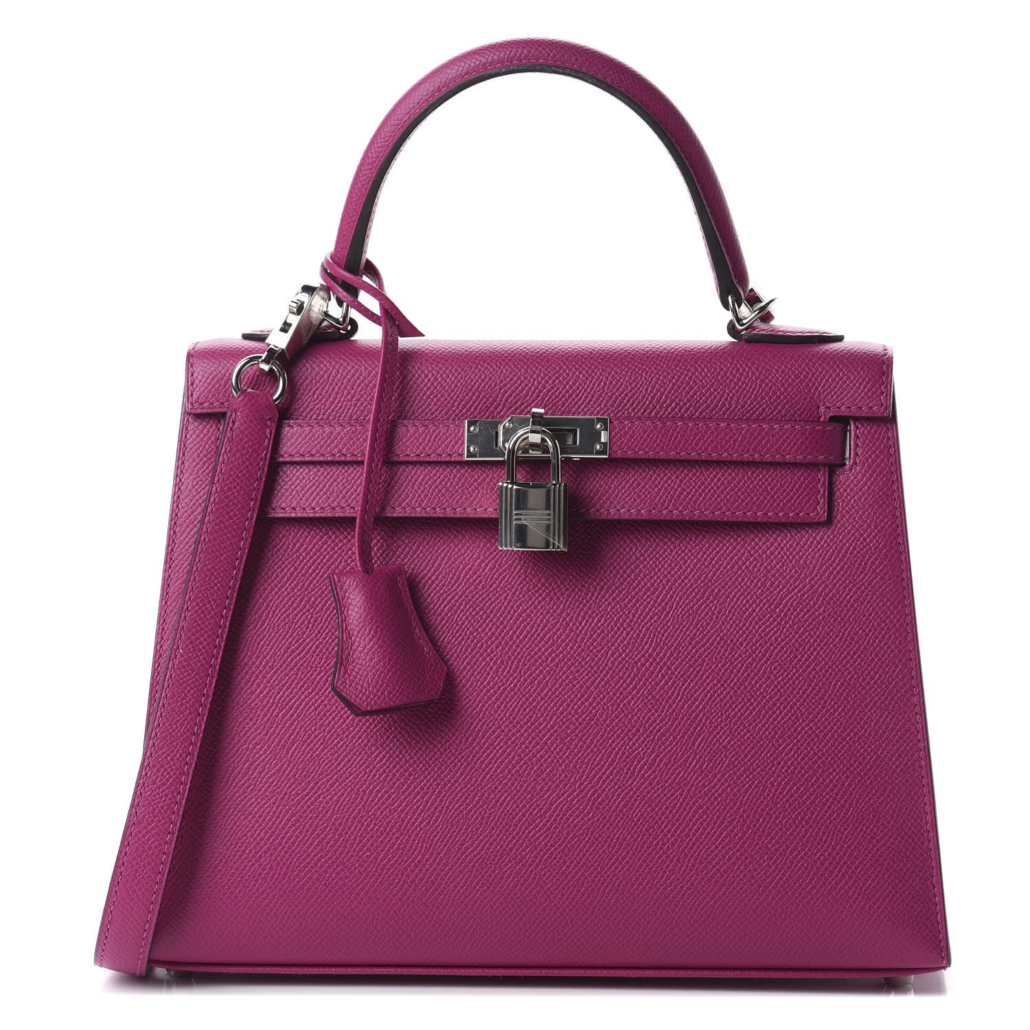 Hermes Epsom Kelly Sellier 25 Rose Pourpre 1 of 12