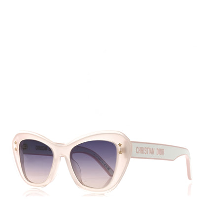 Christian Dior Diorpacific B3U Cat Eye Sunglasses White Pink 1 of 8