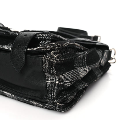 Proenza Schouler Tweed Medium PS1 Satchel Black White 8 of 8