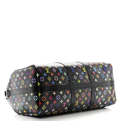 Louis Vuitton LV X TM Monogram Multicolor Keepall Bandouliere 50 Black 3 of 8