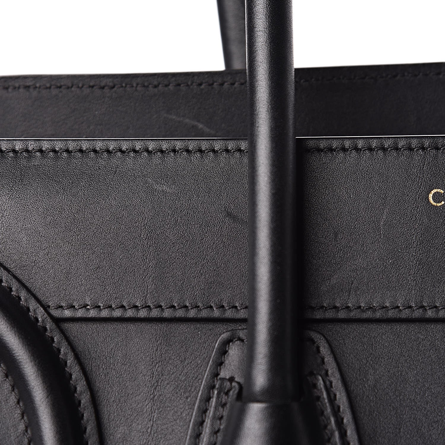 Celine Smooth Calfskin Micro Luggage Black 11 of 13