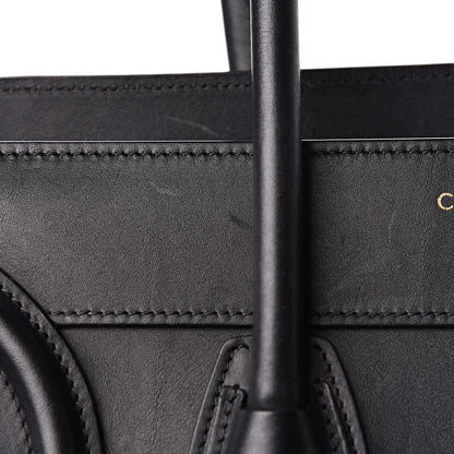 Celine Smooth Calfskin Micro Luggage Black 11 of 13