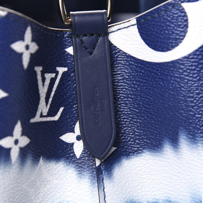 Louis Vuitton Monogram Escale Neonoe MM Blue 9 of 10