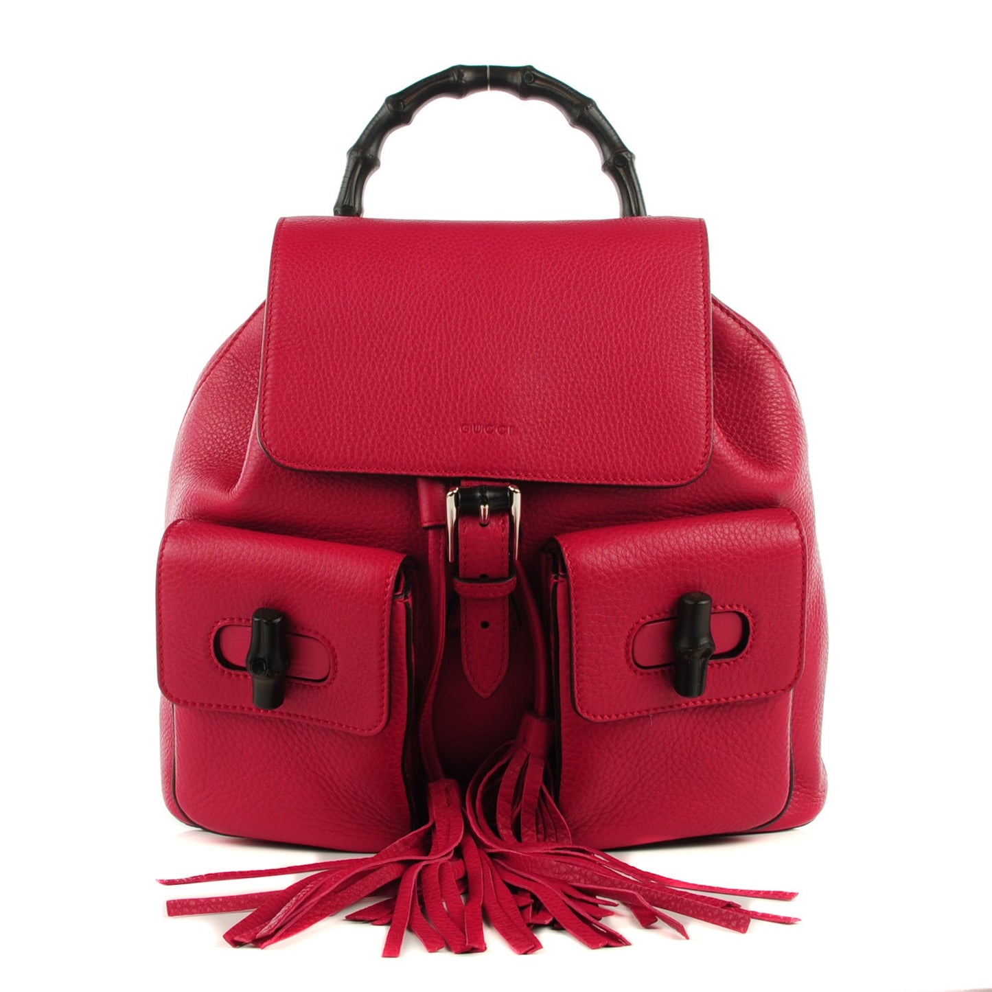 Cellarius Calfskin Medium Bamboo Backpack Petunia