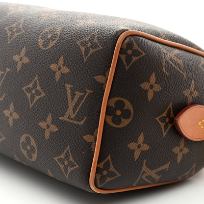 Louis Vuitton Monogram Speedy Bandouliere 20 Black 9 of 9