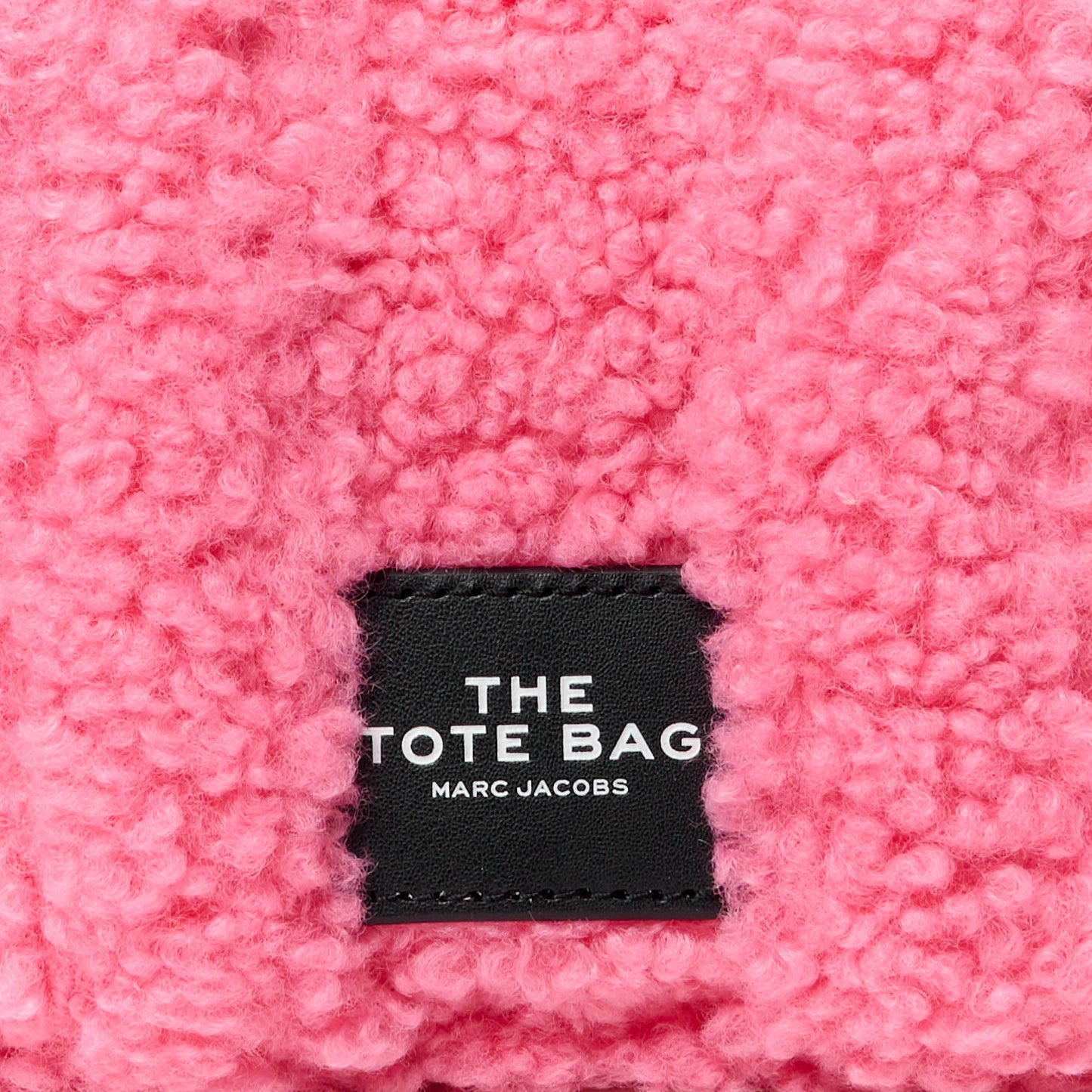 Polyester Cotton Mini The Teddy Traveler Tote Bag Fluffy Pink