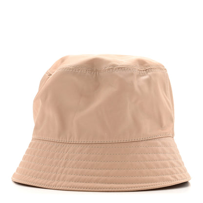 Prada Re-Nylon Metal Triangle Logo Womens Bucket Hat S Sabbia 6 of 10