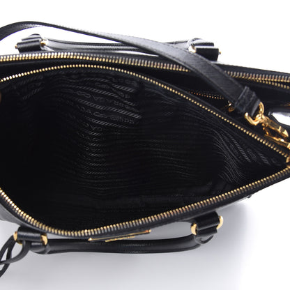 Prada Saffiano Medium Galleria Double Zip Tote Black 7 of 11