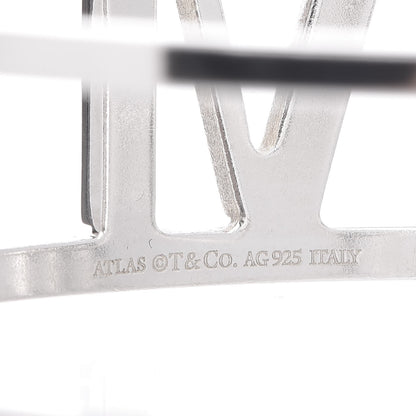 Tiffany Sterling Silver Atlas Open Bangle Bracelet 4 of 4