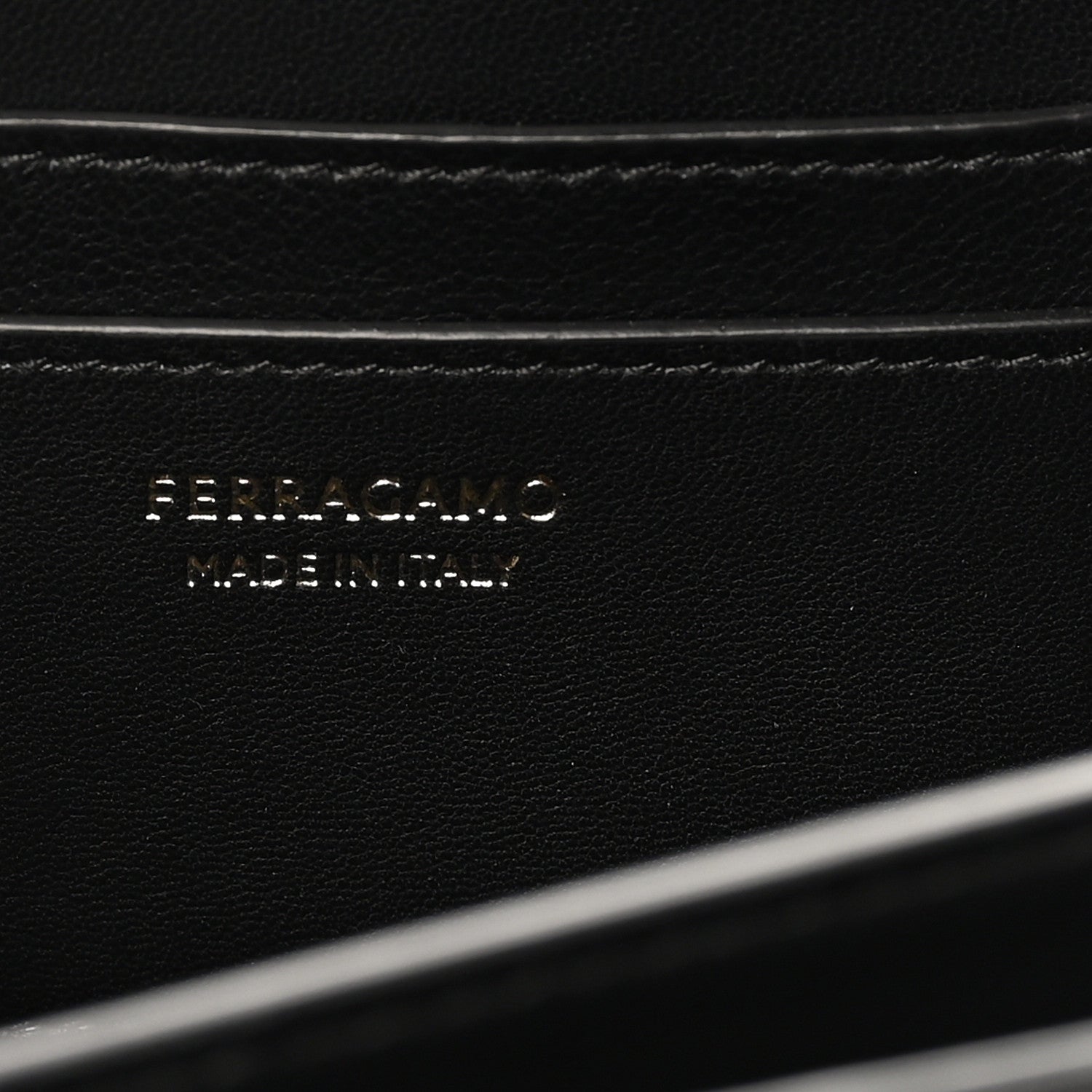 Salvatore Ferragamo Dappled Calfskin Small Fiamma Crossbody Bag  Black 6 of 11