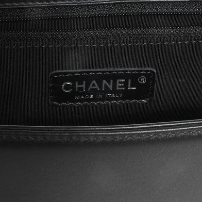 Chanel Calfskin Quilted Large Boy Flap Black 9 of 10