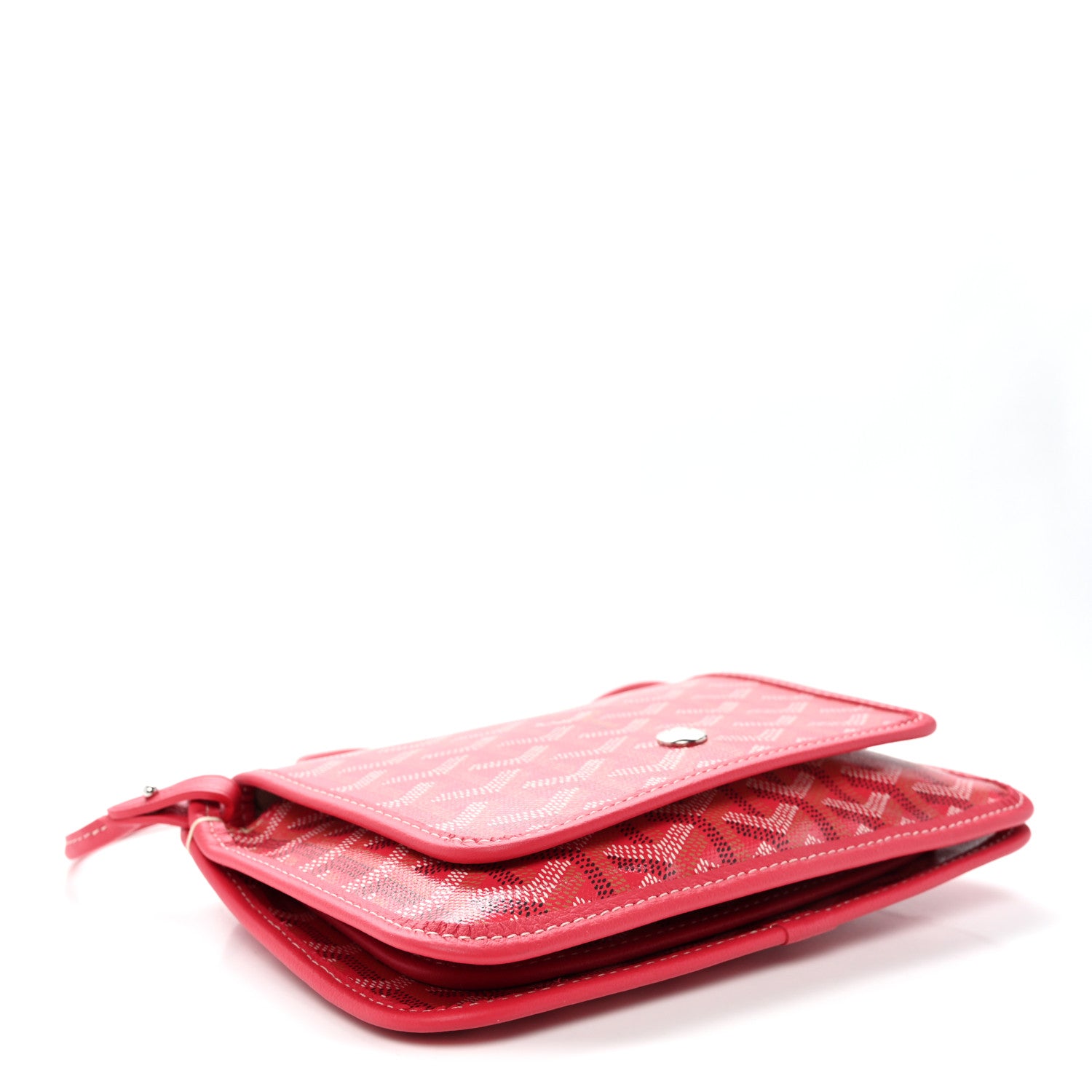 Goyard Goyardine Le Jardin Plumet Wallet Clutch Fuchsia 4 of 10