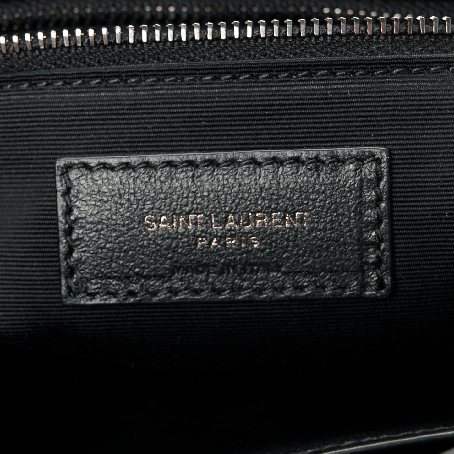 Crinkled Calfskin Matelasse Monogram Large Niki Chain Satchel  Black