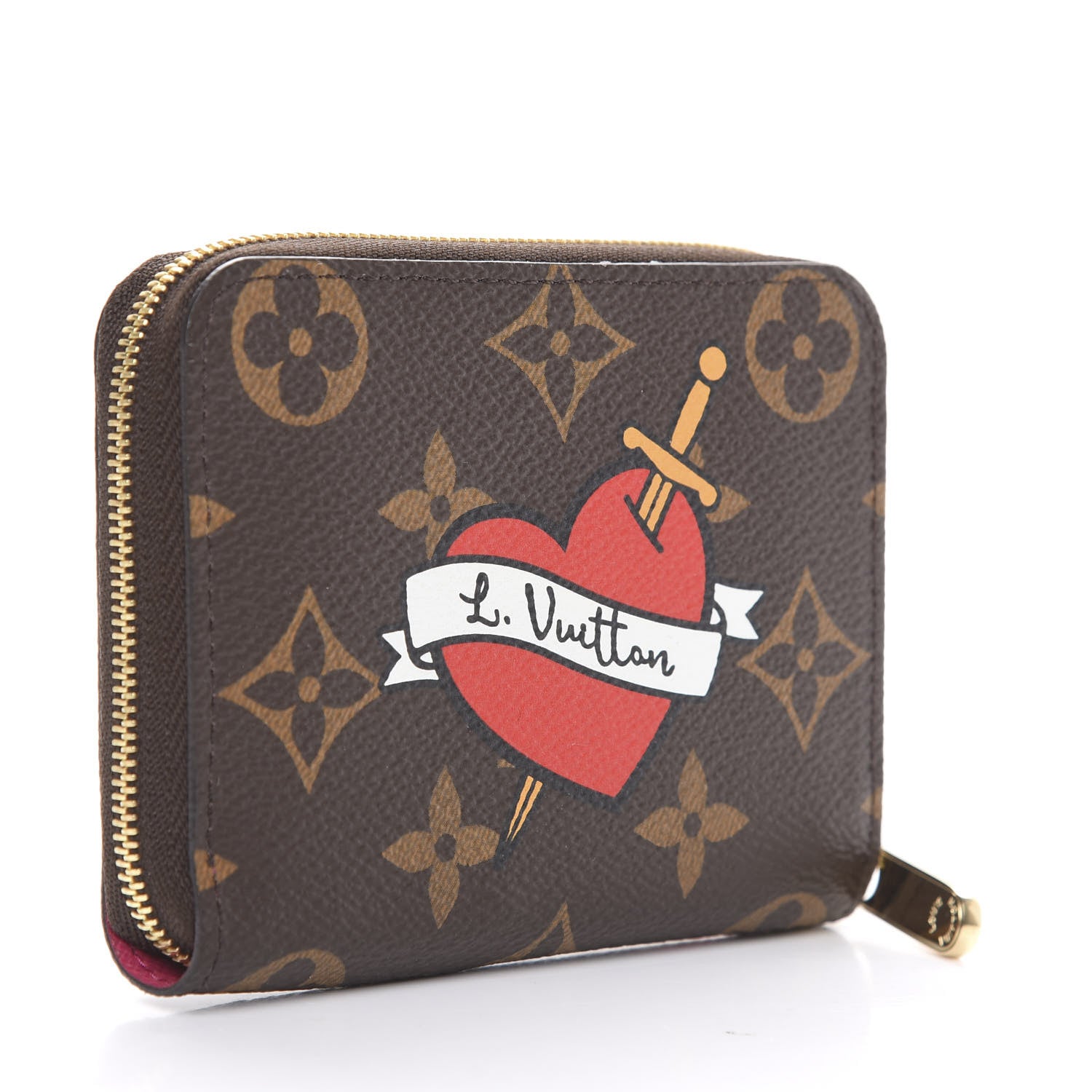 Louis Vuitton Monogram Travel Stickers Zippy Coin Purse 3 of 9