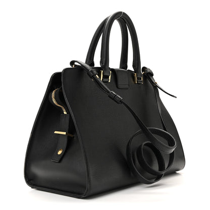 Saint Laurent Textured Calfskin Small Classic Y Cabas Black 3 of 16
