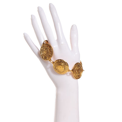 Chanel Medallion Bracelet Gold 8 of 12