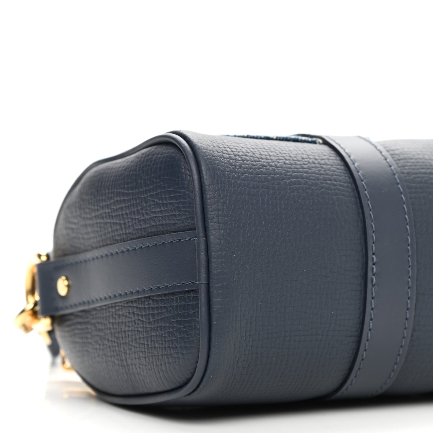 Taurillon Monogram Denim Drip Keepall XS Blue