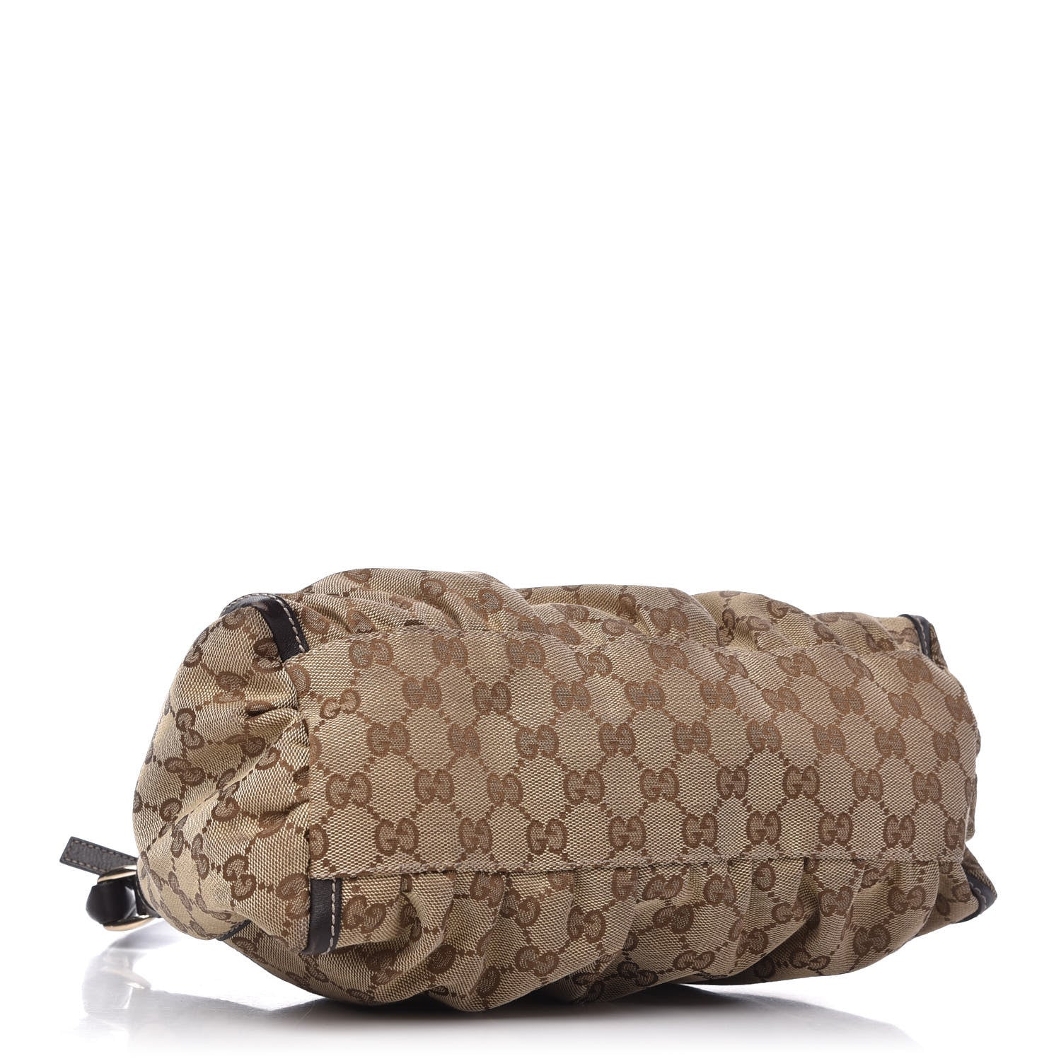 Gucci Monogram Medium D Gold Ring Hobo Dark Brown 4 of 10