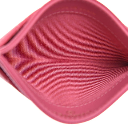 Chanel Caviar Quilted Card Holder Pink 5 of 8