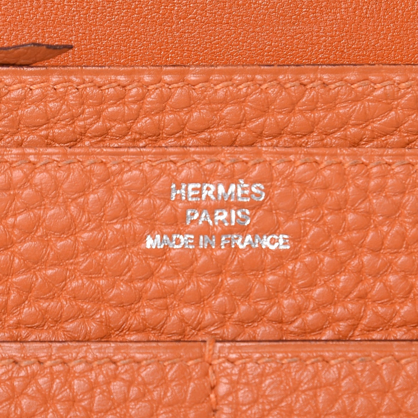 Togo Dogon Duo Wallet Orange
