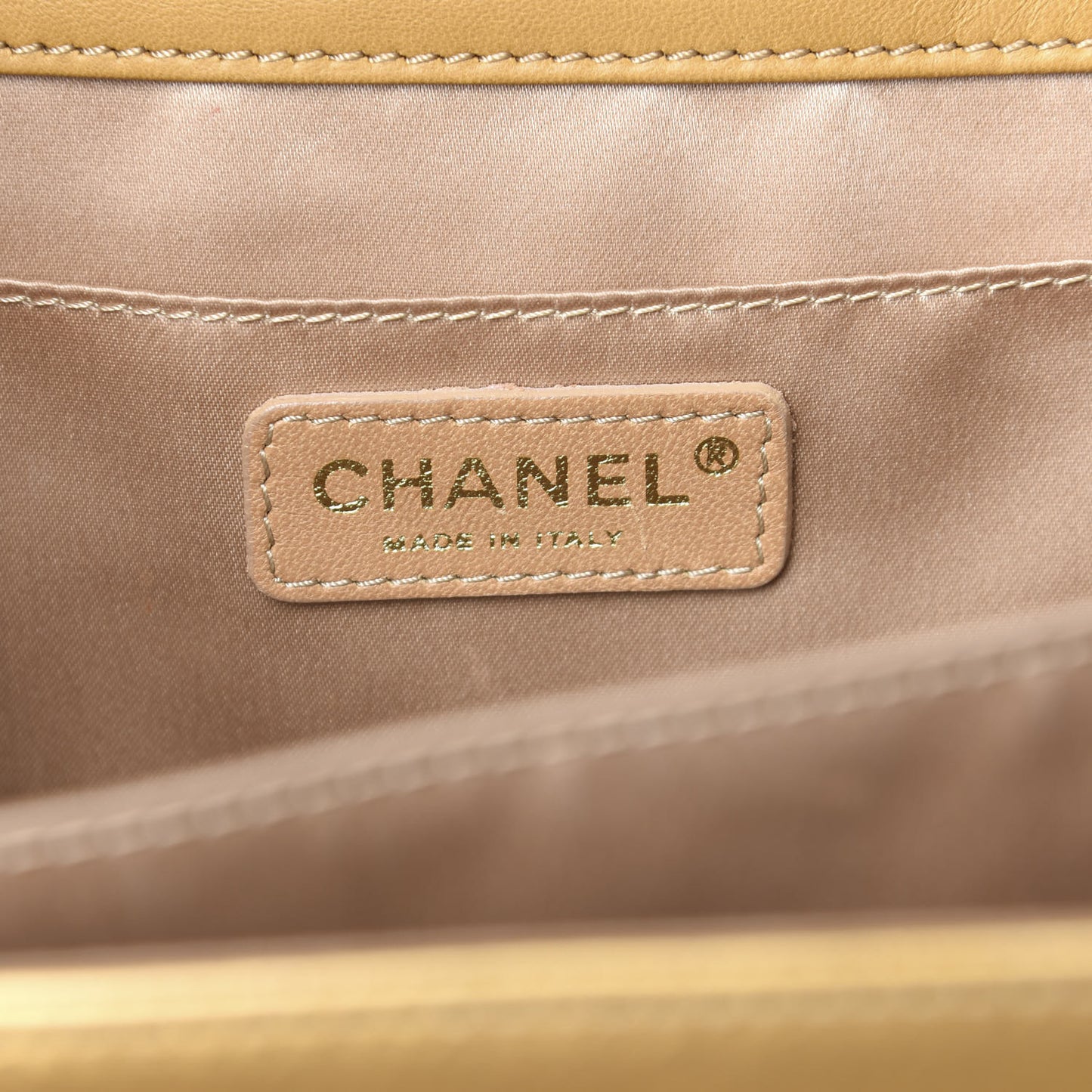 Patent Medium Madison Flap Gold