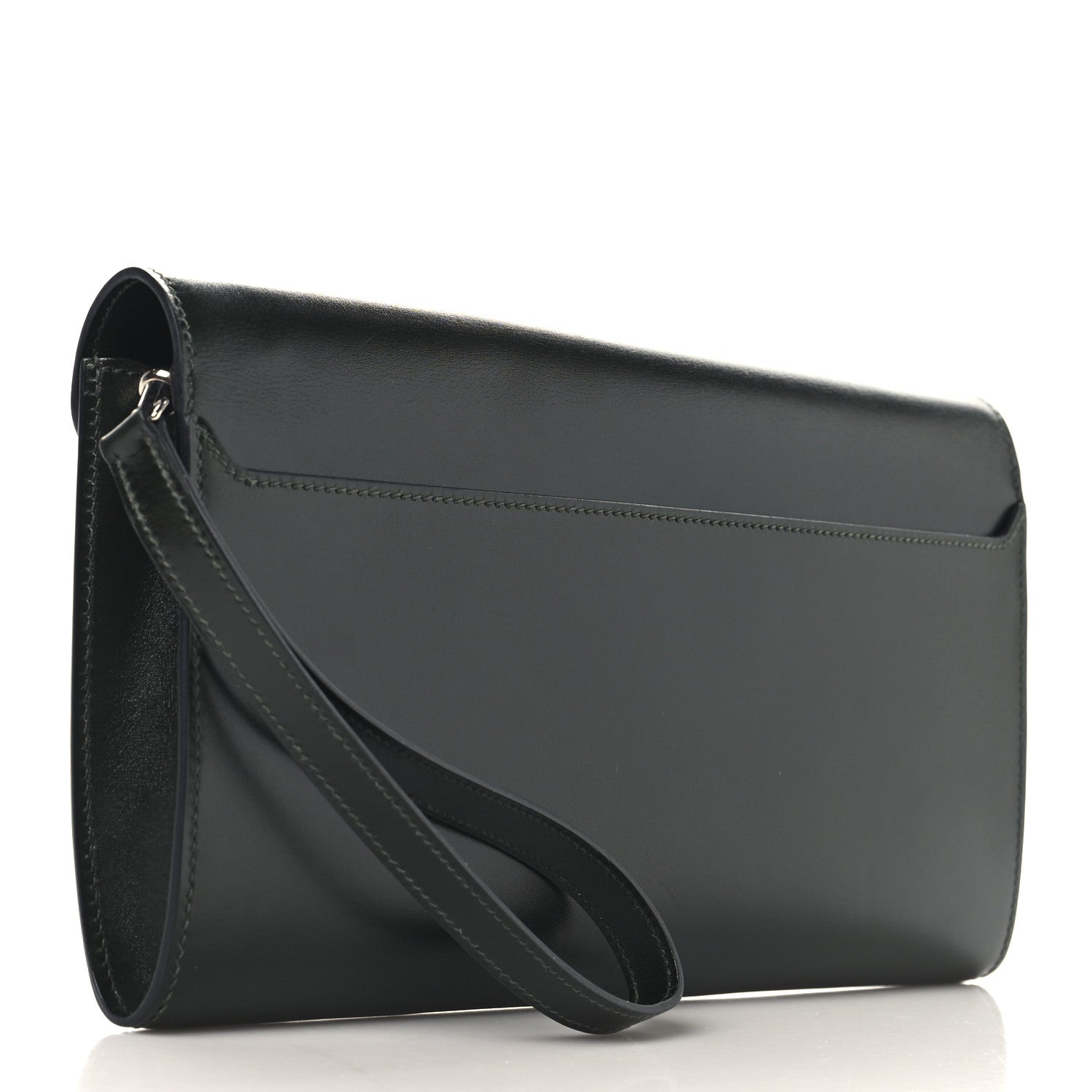 Hermes Box Goodlock Clutch  Vert Fonce 3 of 8