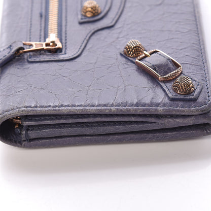 Balenciaga Agneau Giant 12 Rose Gold Hardware Money Wallet Jacynthe 10 of 17