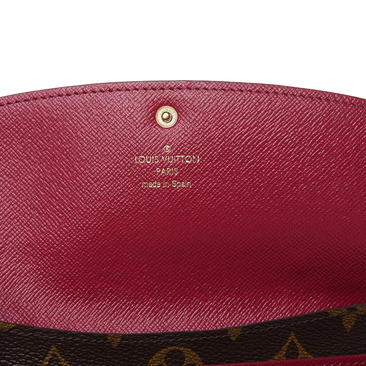 Louis Vuitton Monogram Emilie Wallet Fuchsia 6 of 9