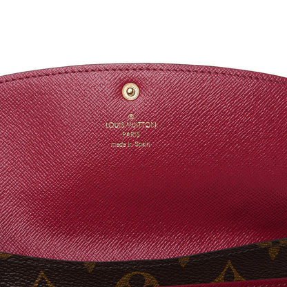 Louis Vuitton Monogram Emilie Wallet Fuchsia 6 of 9