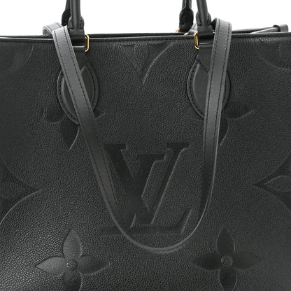 Louis Vuitton Empreinte Monogram Giant Onthego MM Black 7 of 9