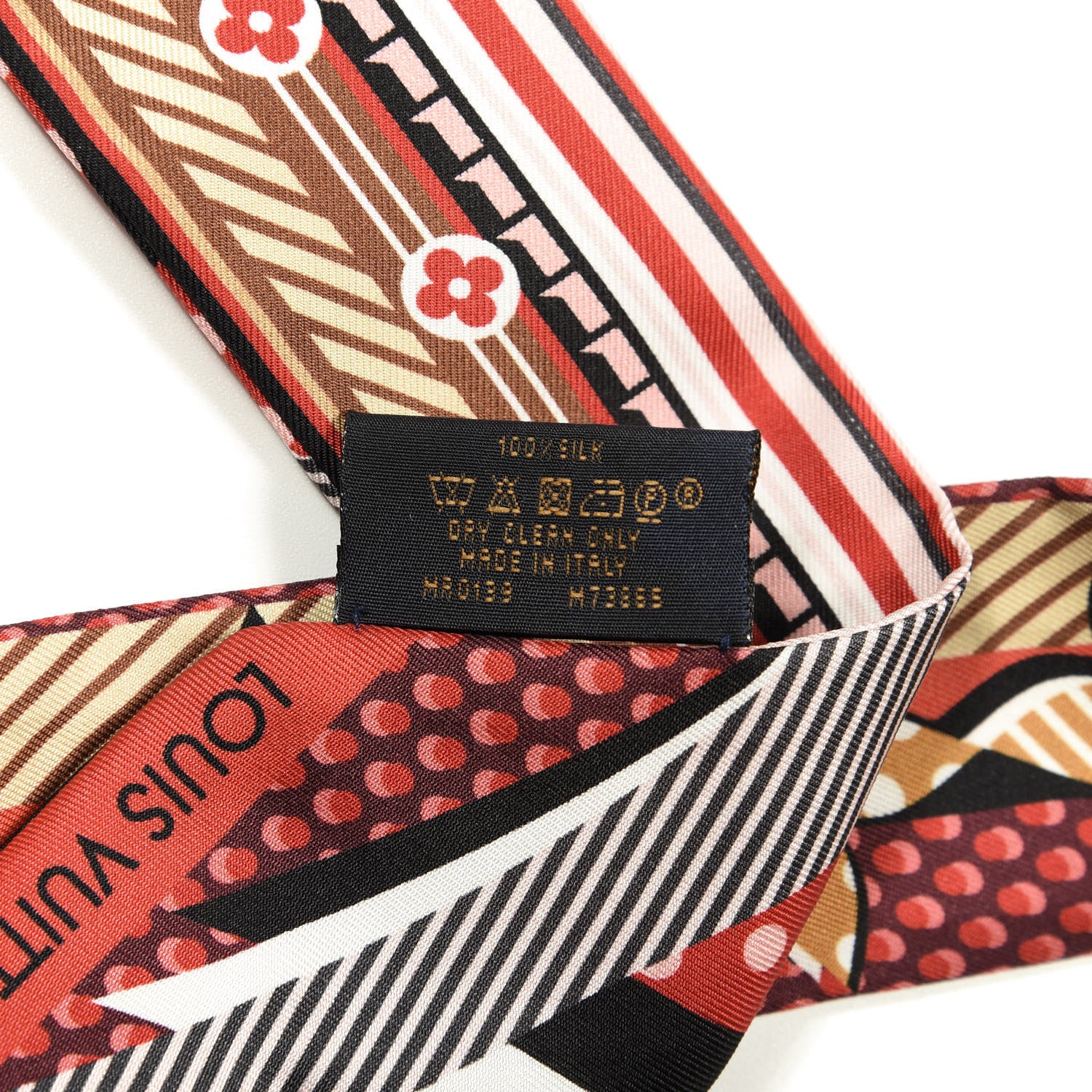 Louis Vuitton Silk Pop Monogram BB Bandeau Rouge 4 of 4