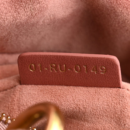 Christian Dior Velvet Mini Lady Dior Pink 7 of 10