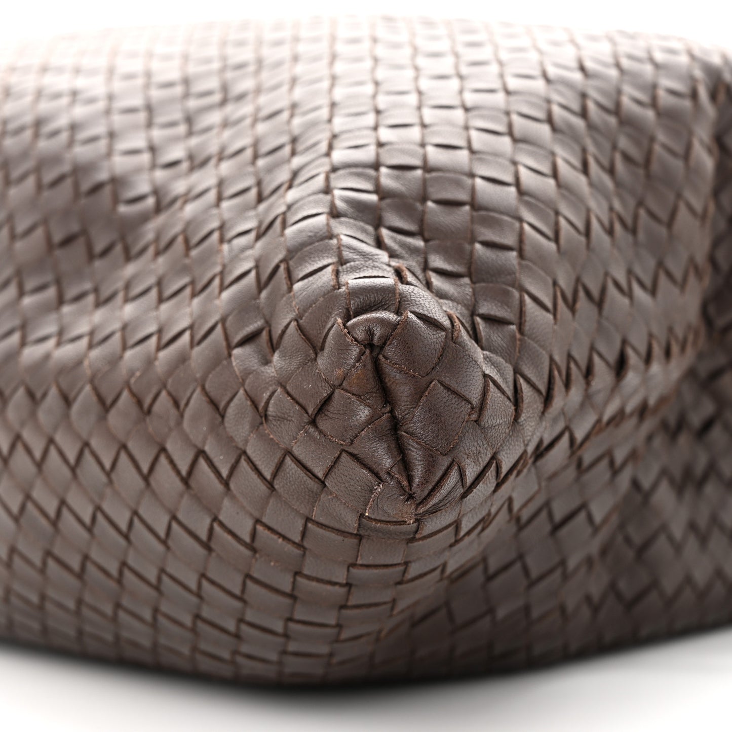 Nappa Intrecciato Maxi Convertible Tote Ebano