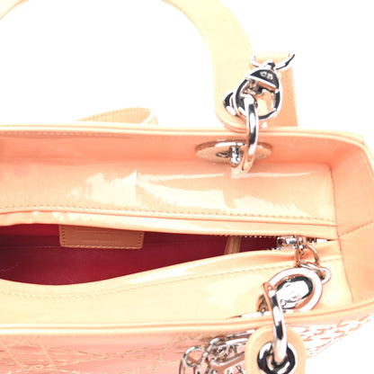 Christian Dior Patent Cannage Gradient Medium Lady Dior 4 of 5