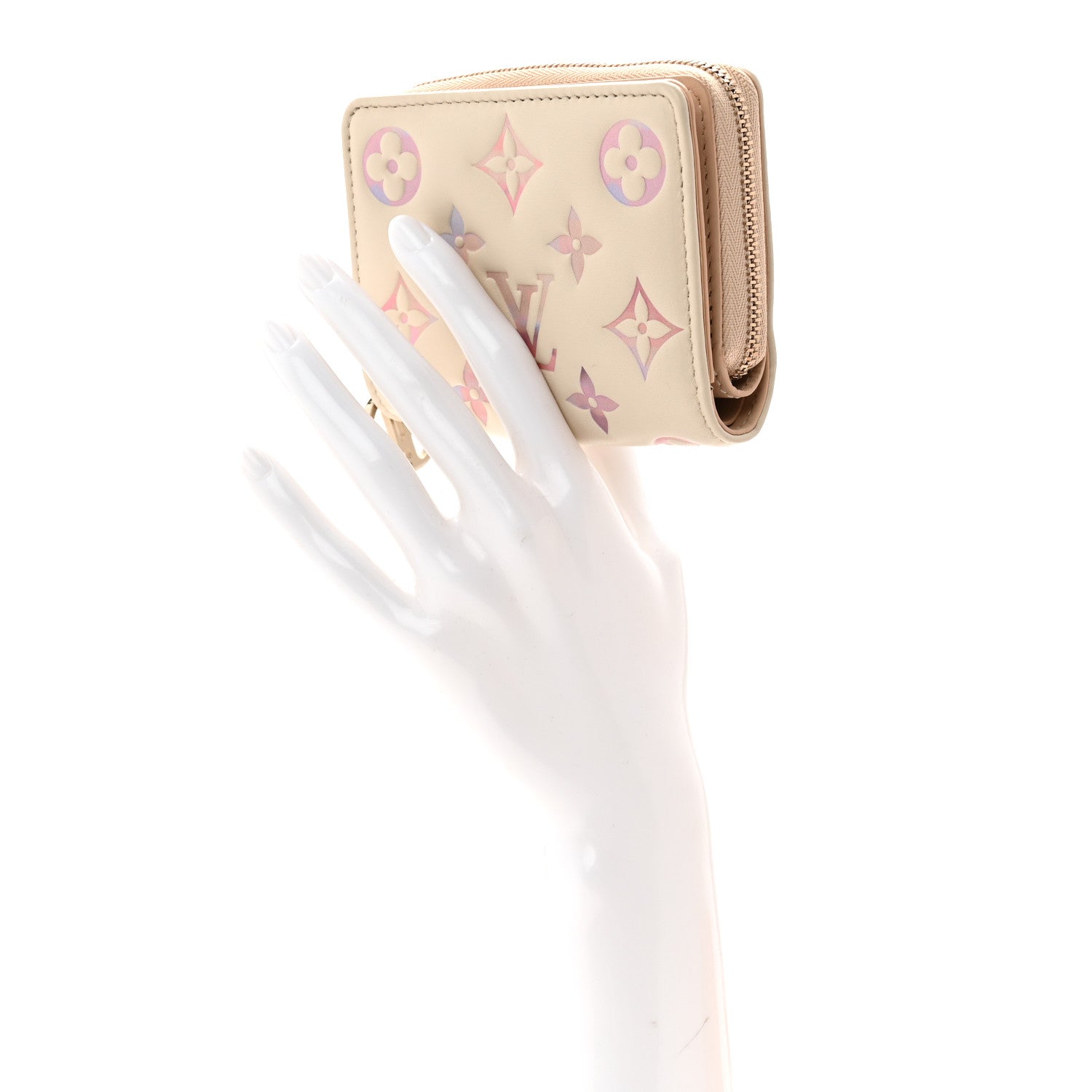 Louis Vuitton Lambskin Embossed Monogram Lou Coussin Wallet Dream 2 of 7