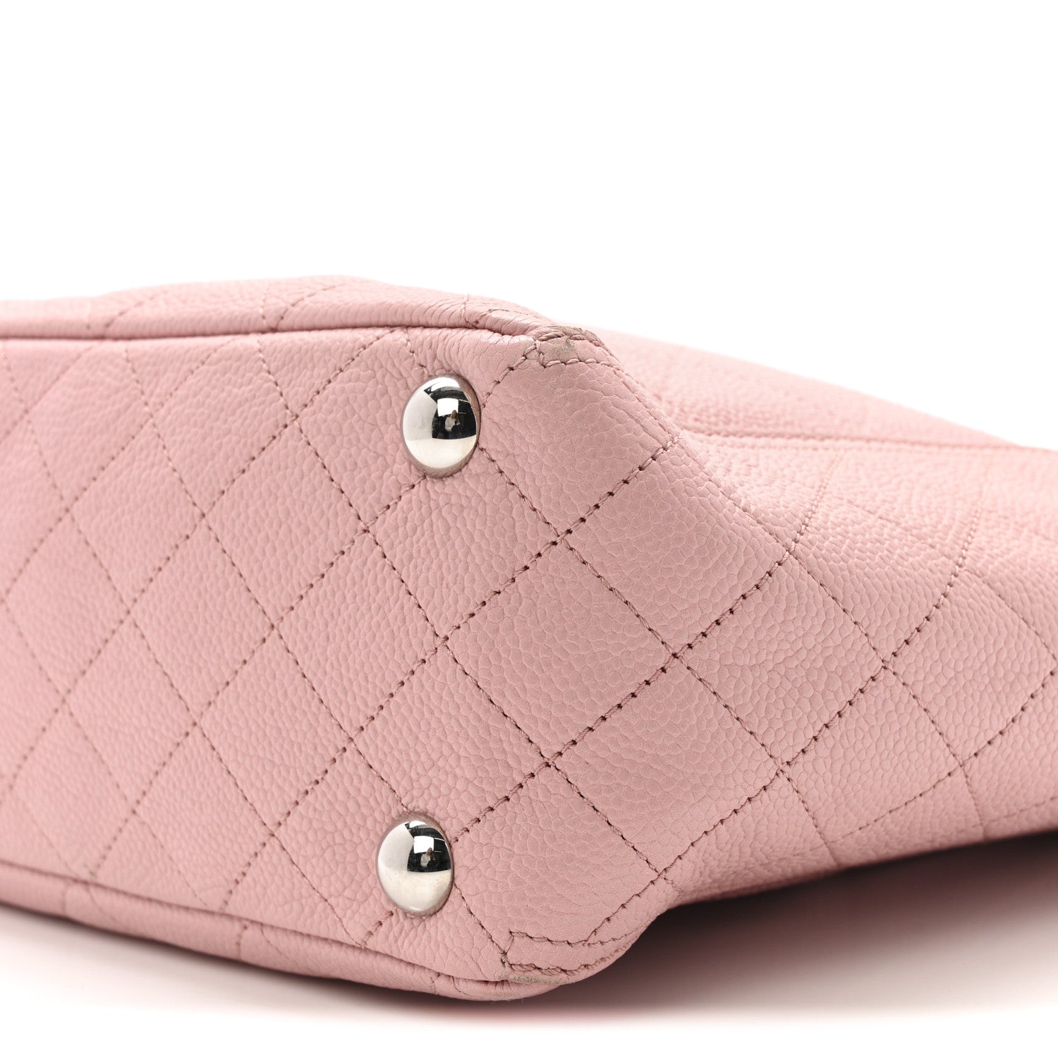 Chanel Caviar Stitched Medium CC Pocket Hobo Pink 10 of 16