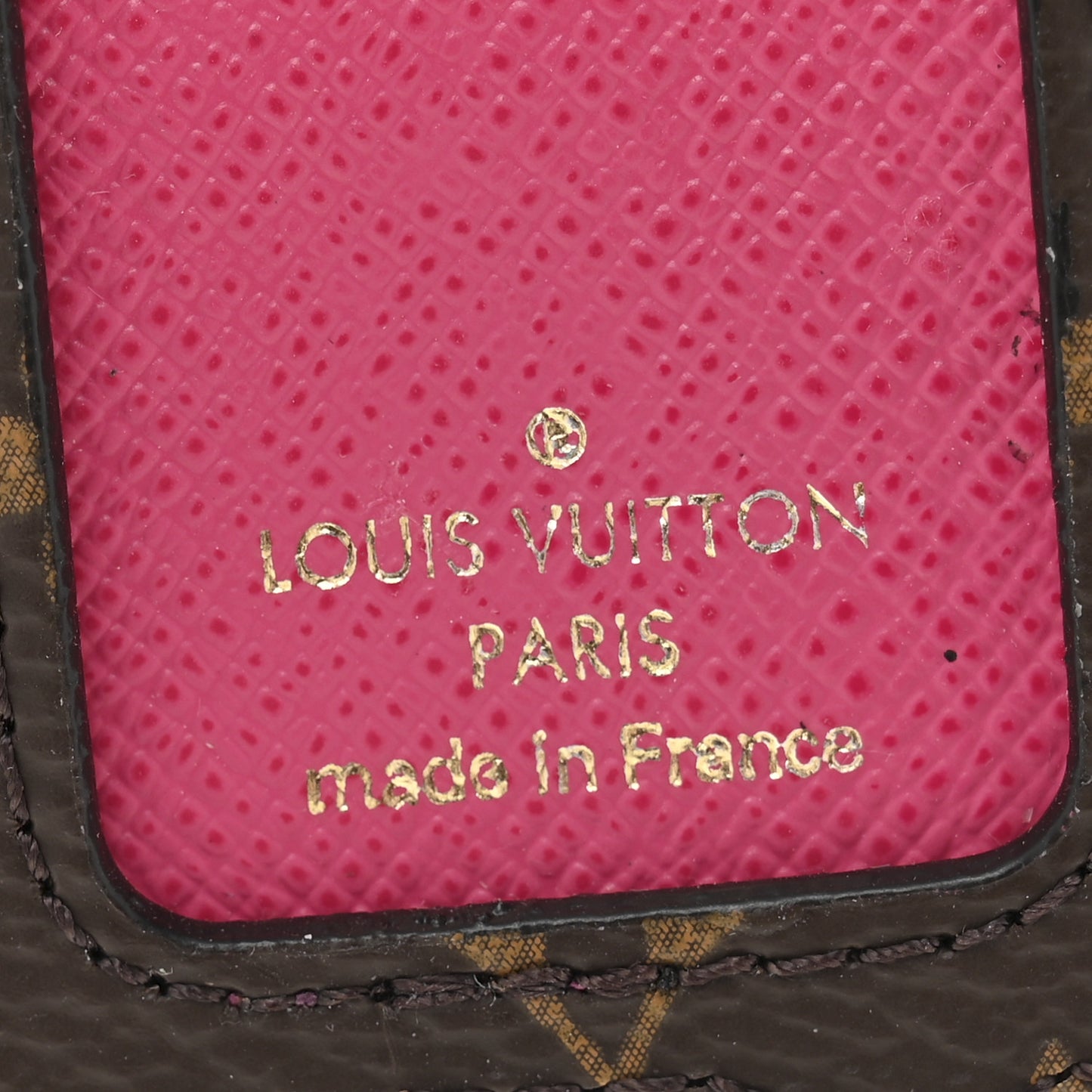 Monogram Calfskin Vivienne Funfair Bag Charm Key Holder
